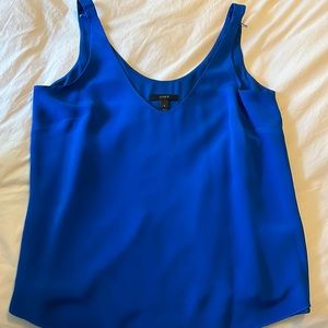 Jcrew Size 8 Blue Sleeveless Blouse